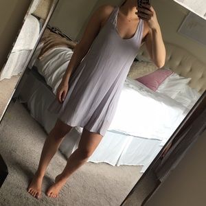 Lavender v neck dress size S